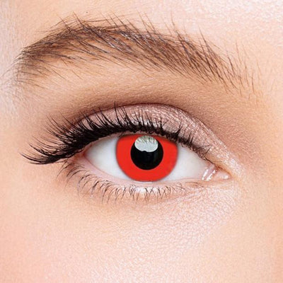 Icoloured® Devil Red Naruto Colored Contact Lenses