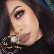 Icoloured® Gold Angel Wing Colored Contact Lenses