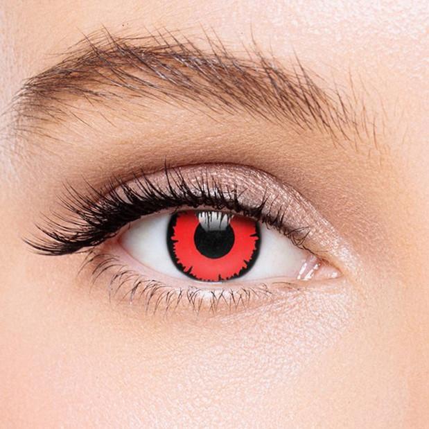 Icoloured® Red Angelic Vampire Colored Contact Lenses