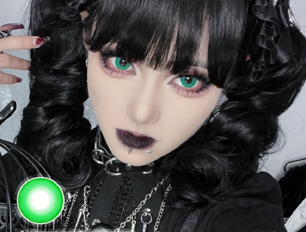 Icoloured® Risako Kiwi Green Colored Contact Lenses