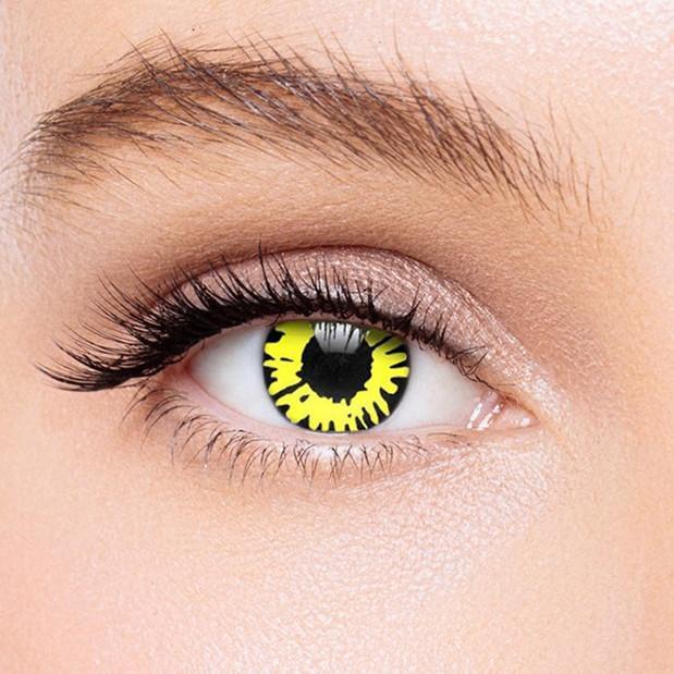 Icoloured® Yellow Twilight Werewolf Colored Contact Lenses