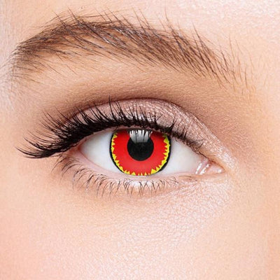 Icoloured® Red Vampire Colored Contact Lenses