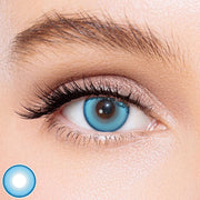 Icoloured® Risako Blueberry Blue Colored Contact Lenses