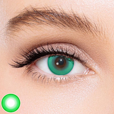 Icoloured® Risako Kiwi Green Colored Contact Lenses