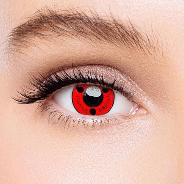 Icoloured® Sharingan Magatama Naruto Colored Contact Lenses