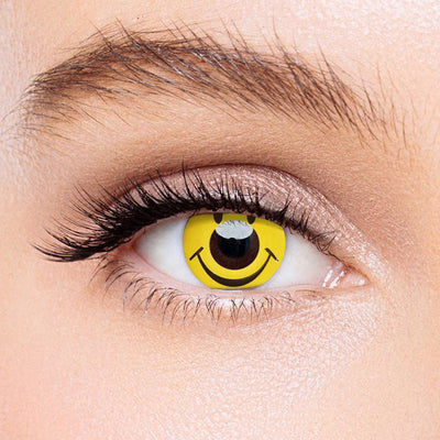 Icoloured®  Smile Yellow Colored Contact Lenses