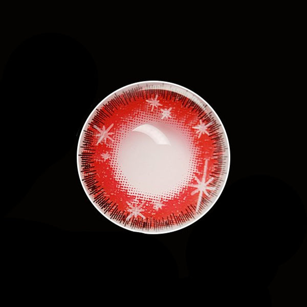 Icoloured® Sparkler Red Colored Contact Lenses