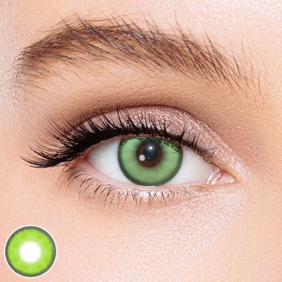 Icoloured® Risako Green Snake Colored Contact Lenses