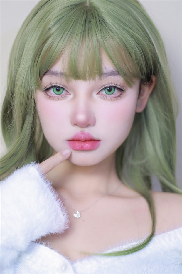 Icoloured® Risako Green Snake Colored Contact Lenses